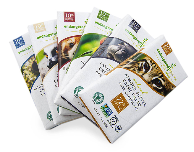 Endangered Species Chocolate for African Wildlife Foundation