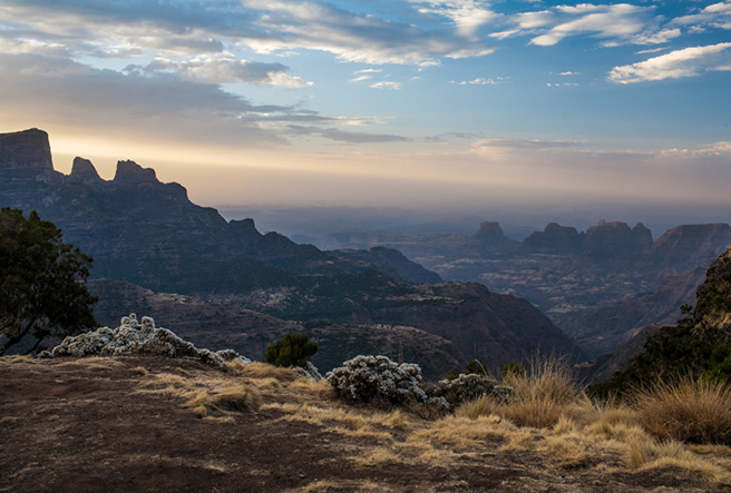 The Simien Mountains Landscape