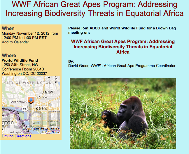 Great ape wildlife trade