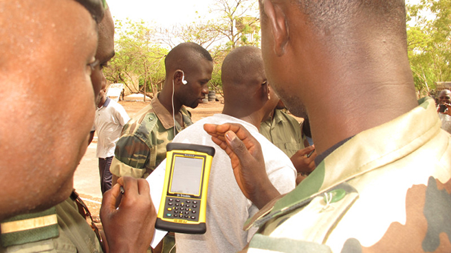 Cyber Tracker technology used by rangers