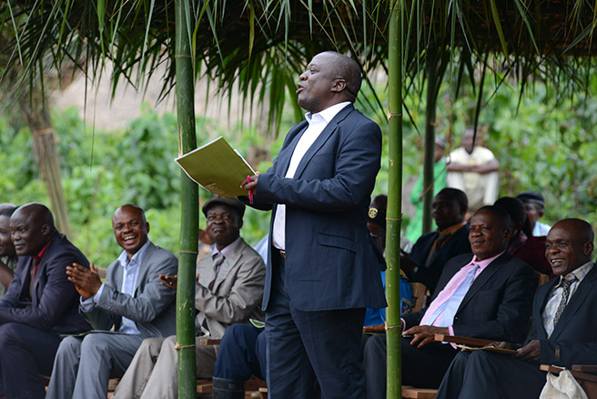 Attendees at the Ilima Primary School grand opening