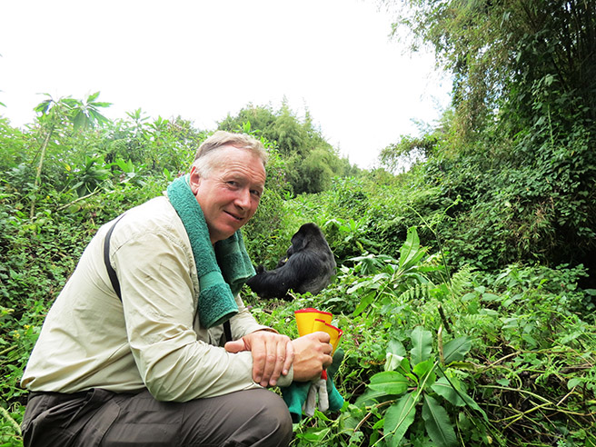 Gorilla Tracking in Rwanda © Jane  Jeremy Hoggett  Journeys Discovering Africa