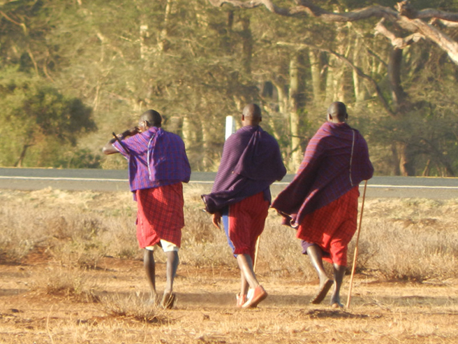 Maasai men