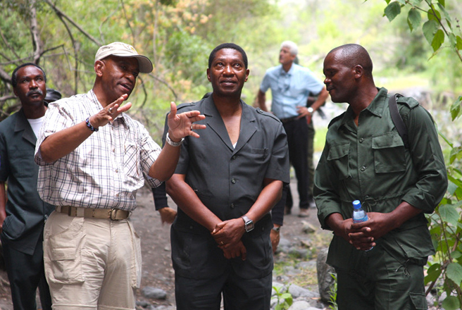 African Wildlife Foundation REDD project launch in Kolo Hills