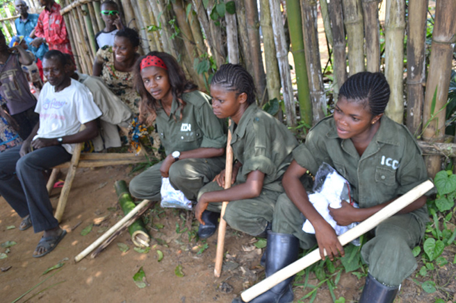 Ecoguard training in Iyondji