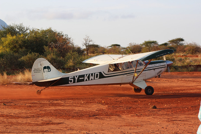 KWS plane. Photo by Peter Chira