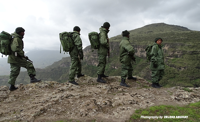 rangers from Ethiopian Wildlife Conservation Authority