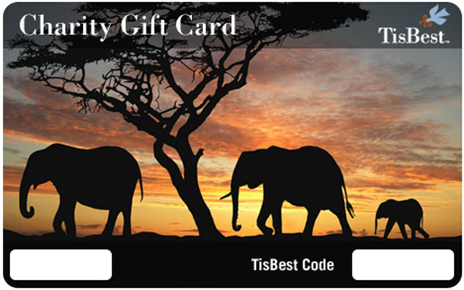 TisBest Charity Gift Cards African Wildlife Foundation