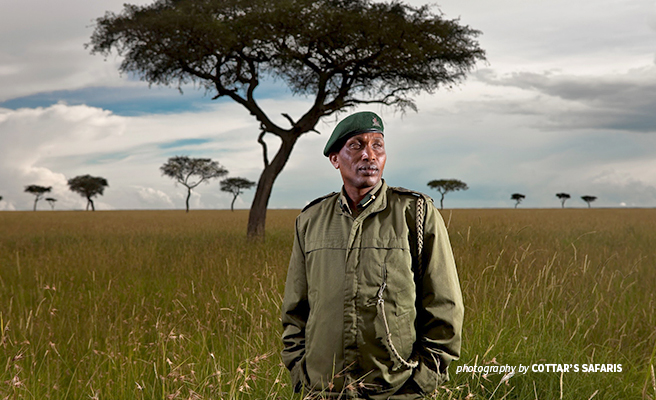 Wildlife rangers protecting the conservancy come from the Olderkesi community