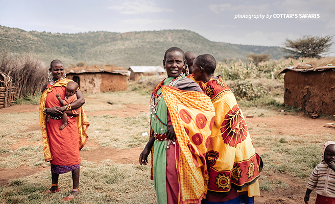 Cottar's Wildlife Conservation Trust supports Olderkesi women to develop small businesses and send their children to school