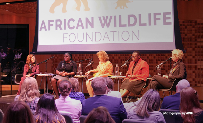 Didi Wamukoya and Fiesta Warinwa at NPR Women in Conservation event