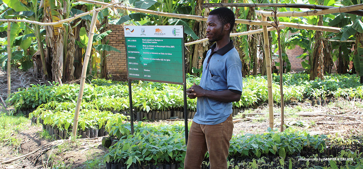 Photo of member of nursery in Kilombero Ayubu Matabara