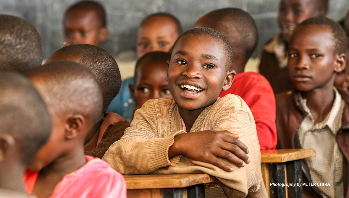 Students at Ole Kurraru Primary School