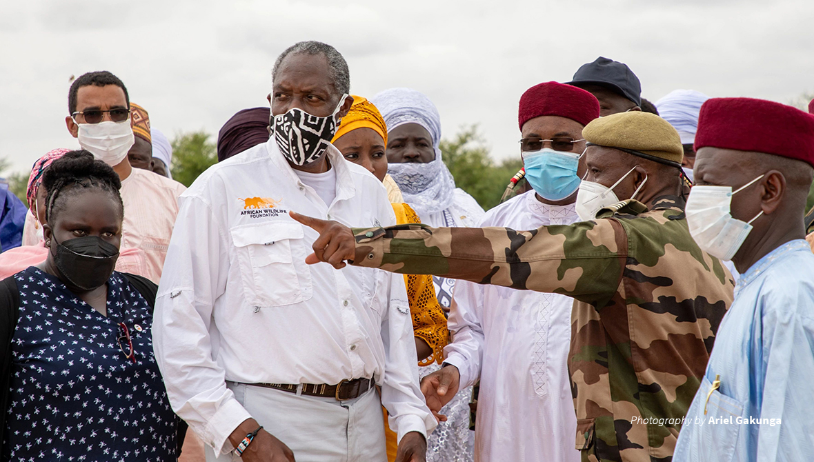 AWF's CEO Kaddu Sebunya meets with African leaders