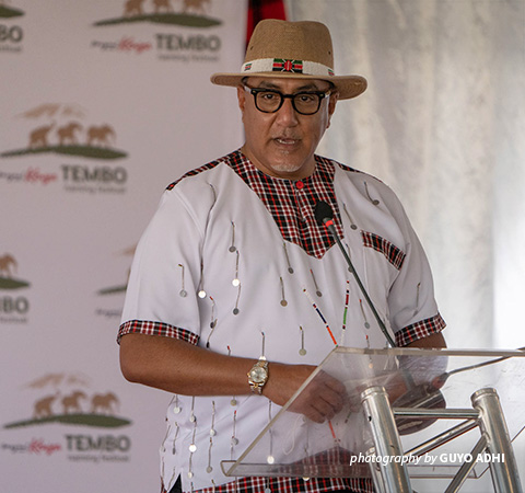 Photo of Hon. Najib Balala at Tembo Naming Festival