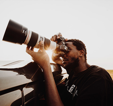 ACV Fellow Peter Ndung'u in the field