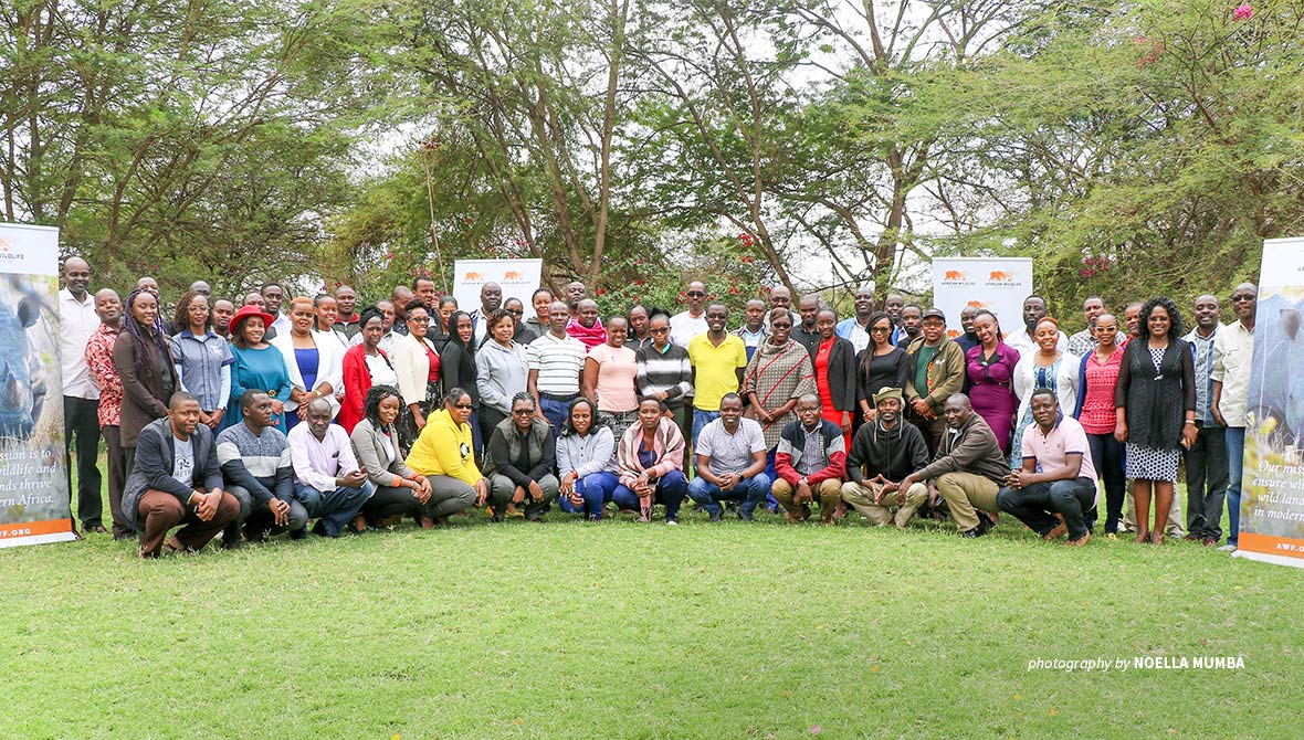 Group photos of judicial wildlife symposium