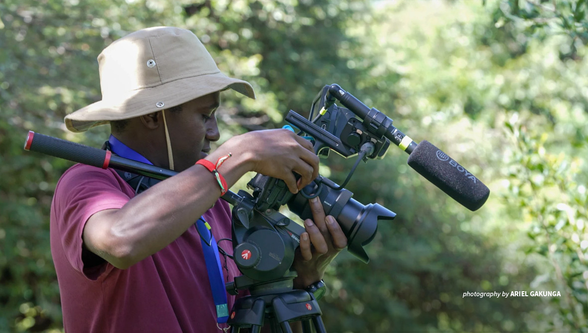 Conservation science filmmaker