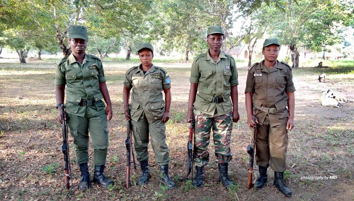 Women eco-guards in Bili-Uere