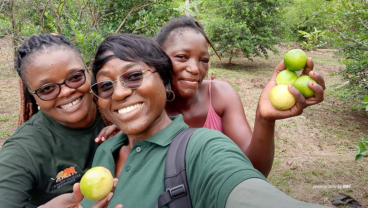 AWF Community Development Officer Amandine Laure Toumbou Nouazi 