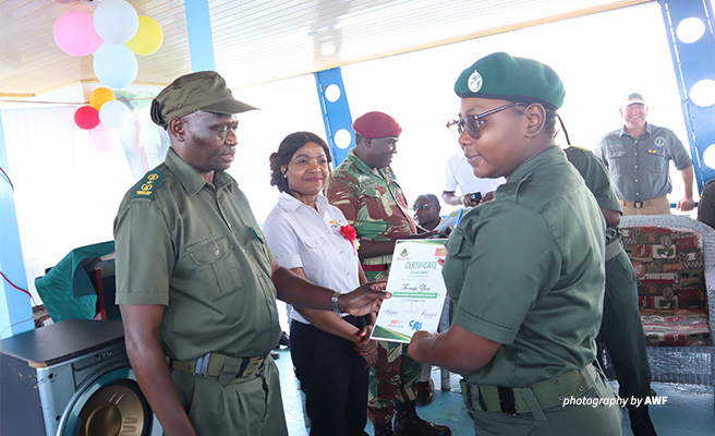 Presentation of a certificate