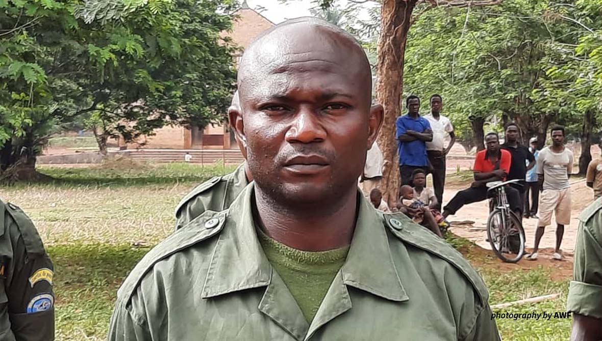 Pitchou Mwana is an eco-guard and biologist.