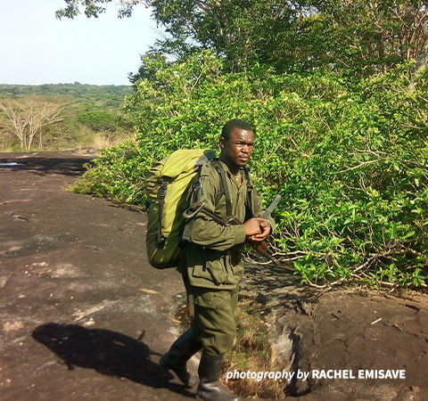 An eco-guard on patrol