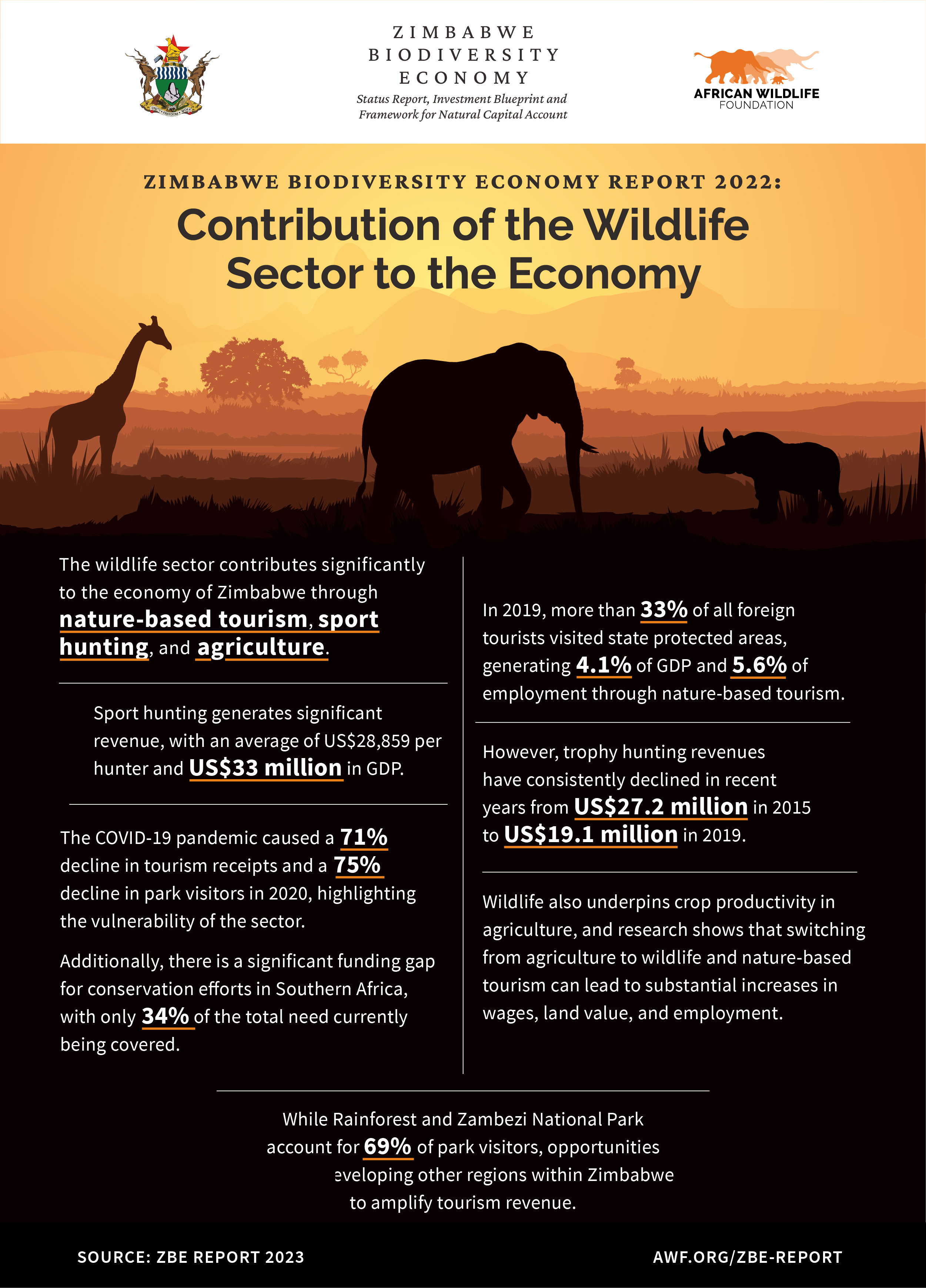 Wildlife  Sector Infographics.