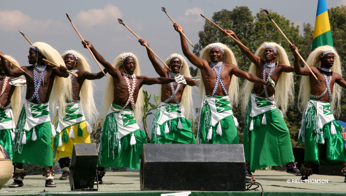 Dancers on a stage