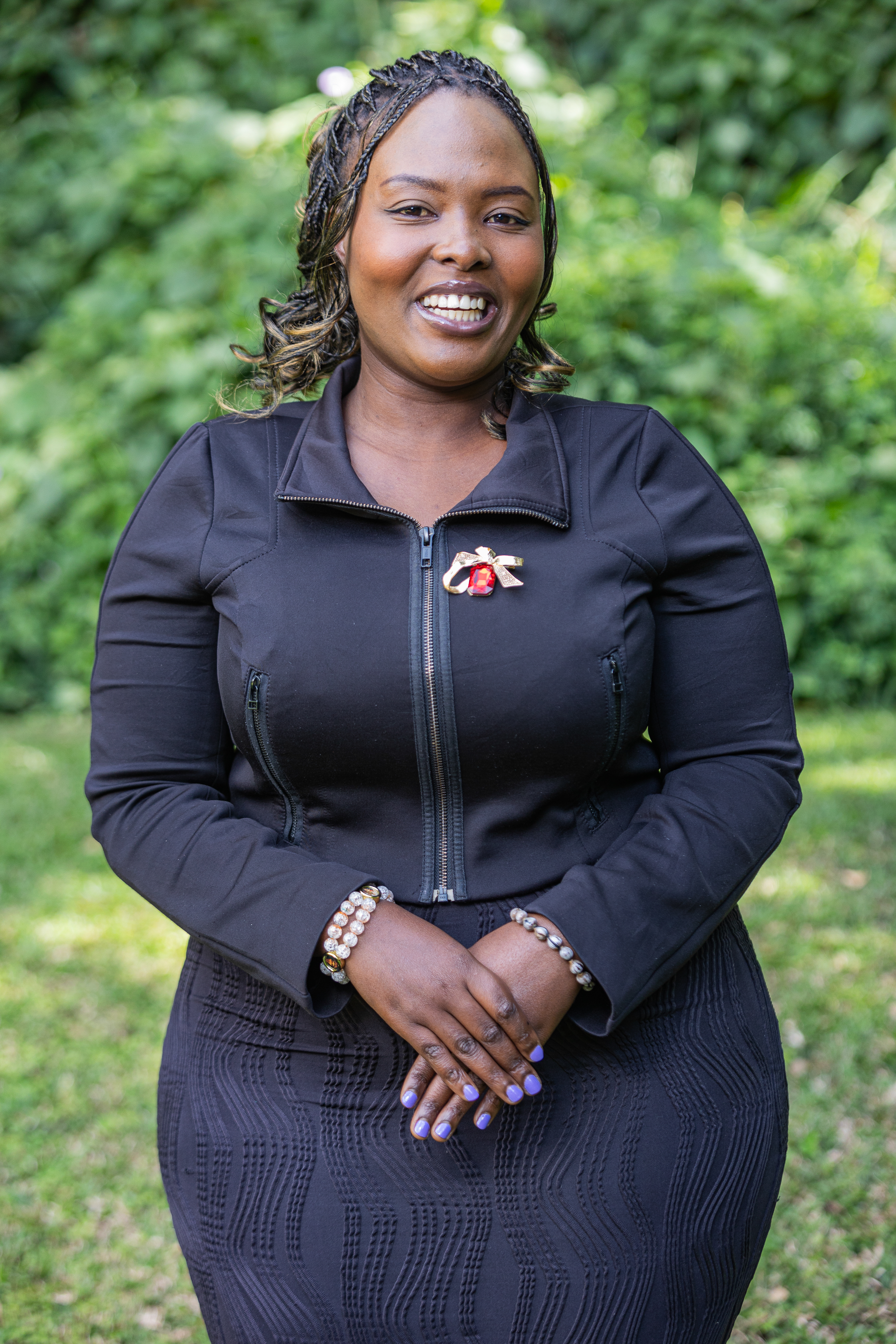 Yvette Nishimwe, AWF Wall Youth Leadership and Management Fellow from Rwanda
