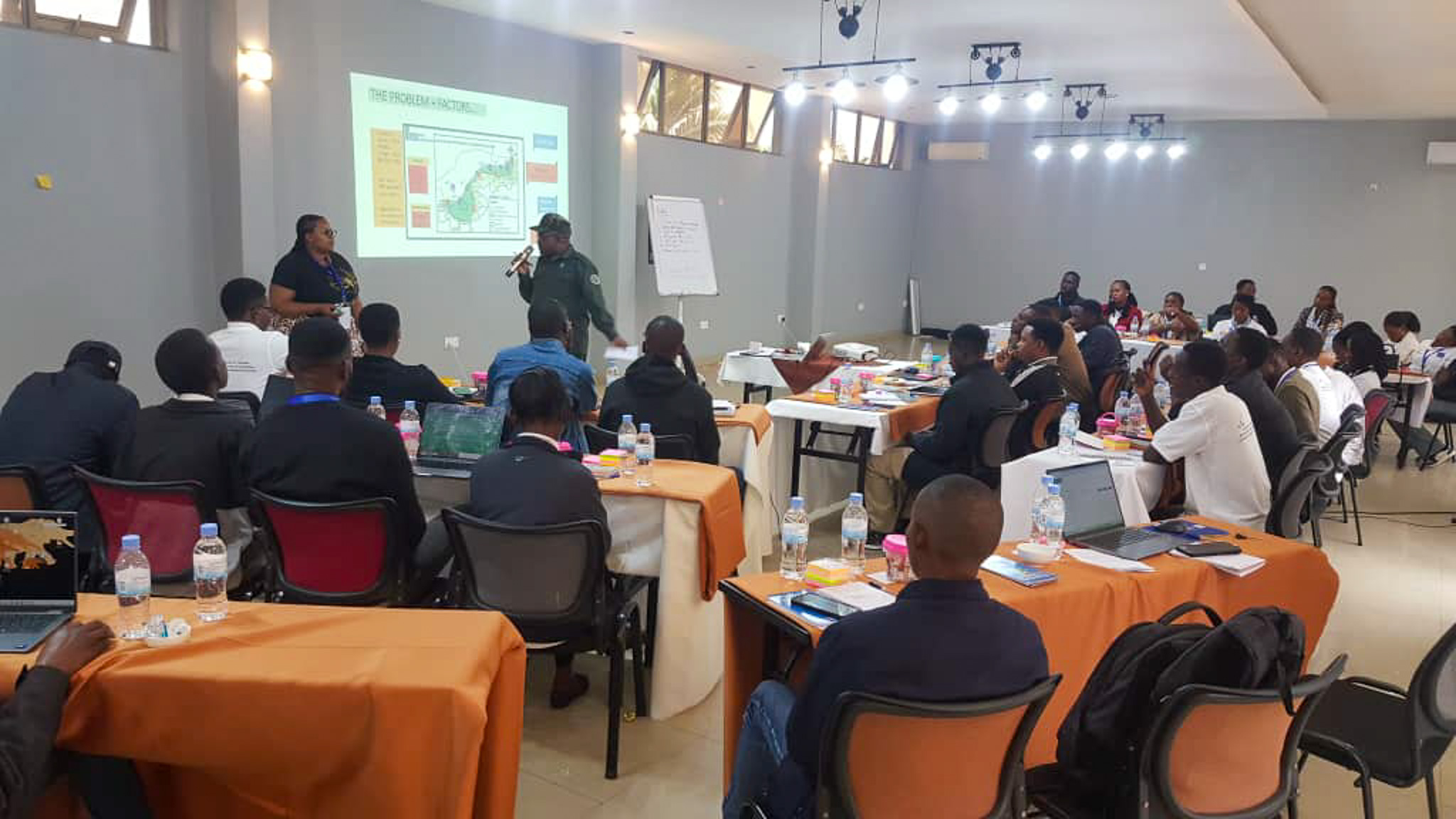 One of the training sessions of the Youth Led Organization Training