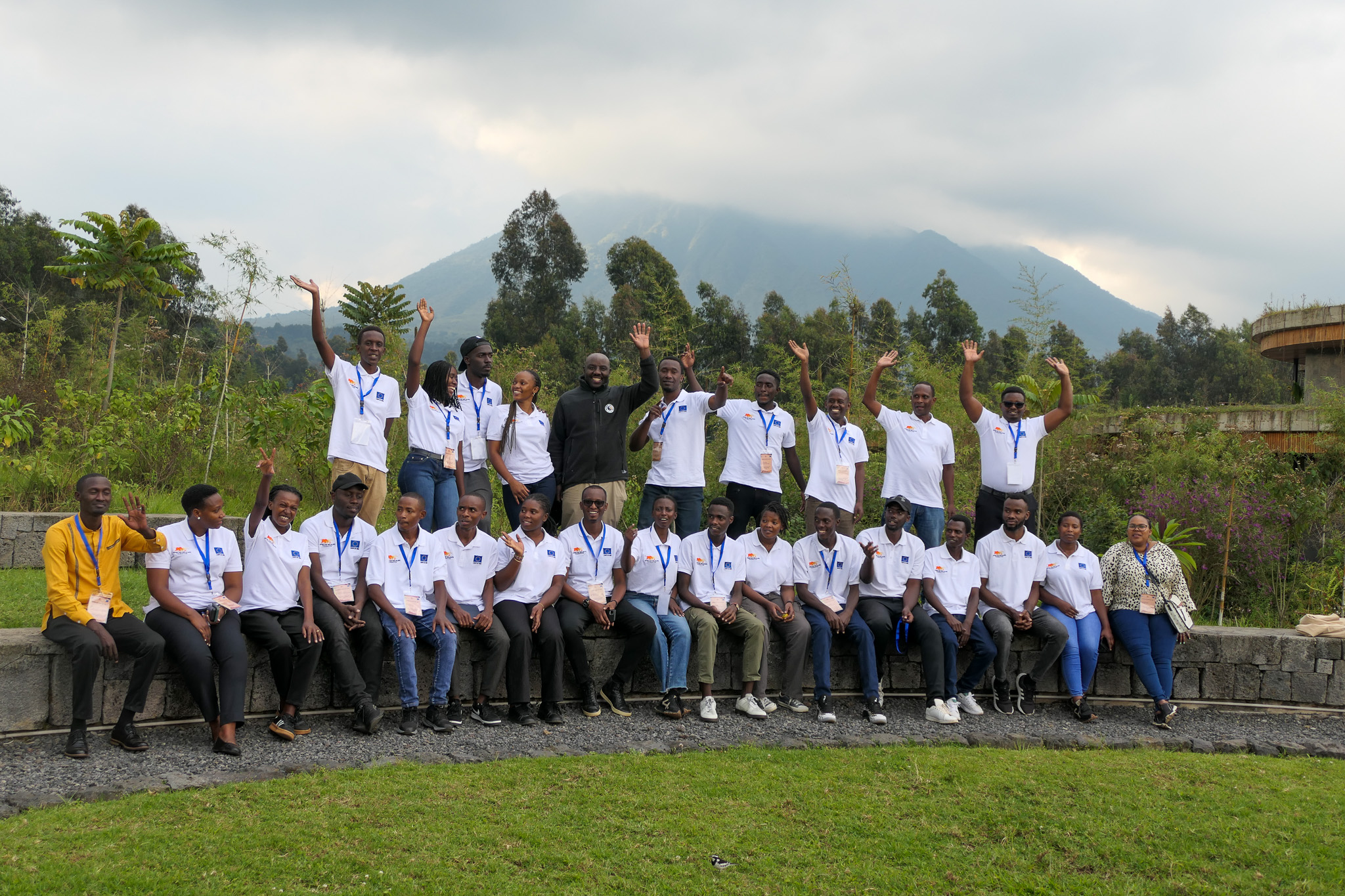Participants from the Youth Led Organization Training in Musanze