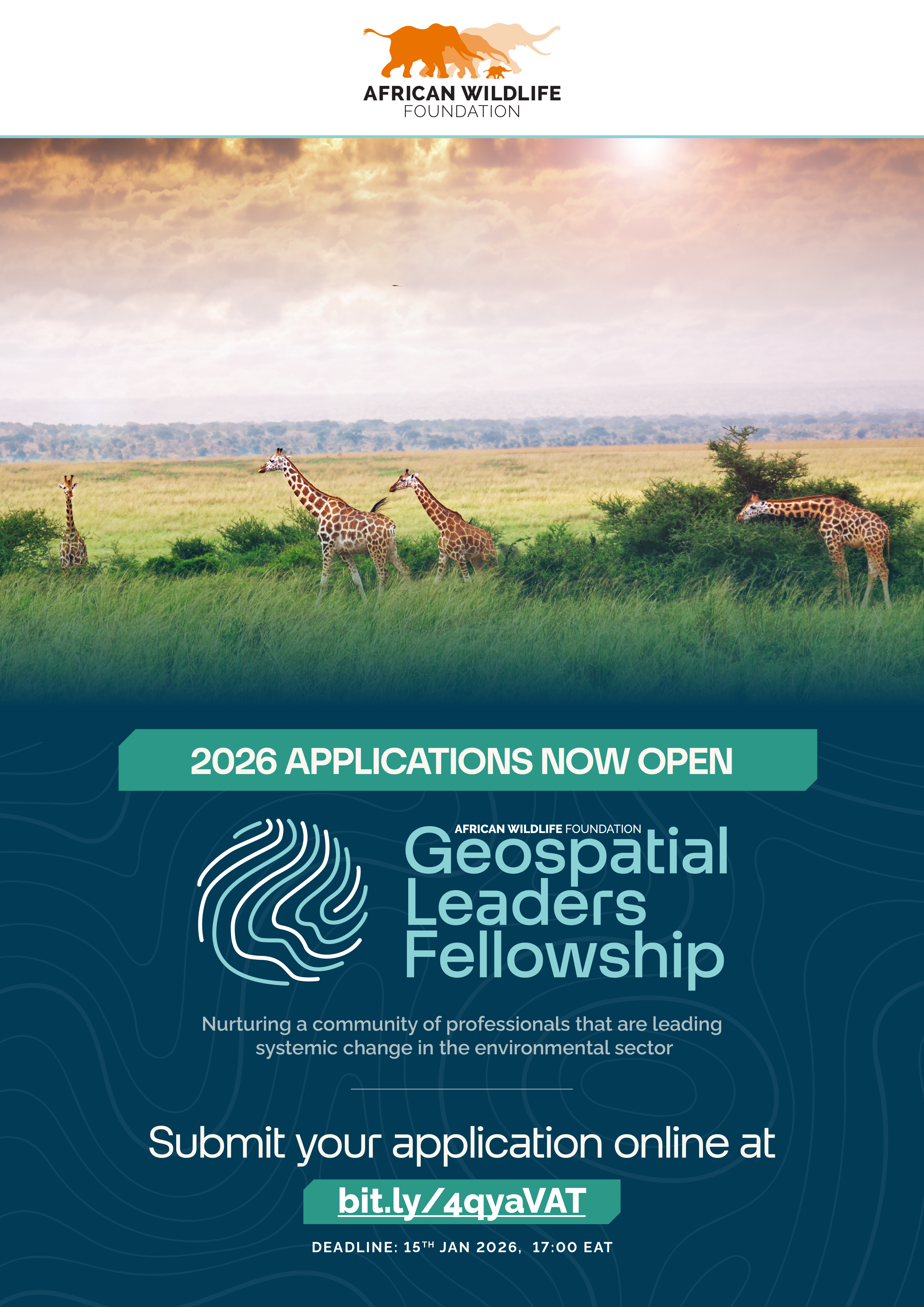 AWF GIS Fellowship Application Poster