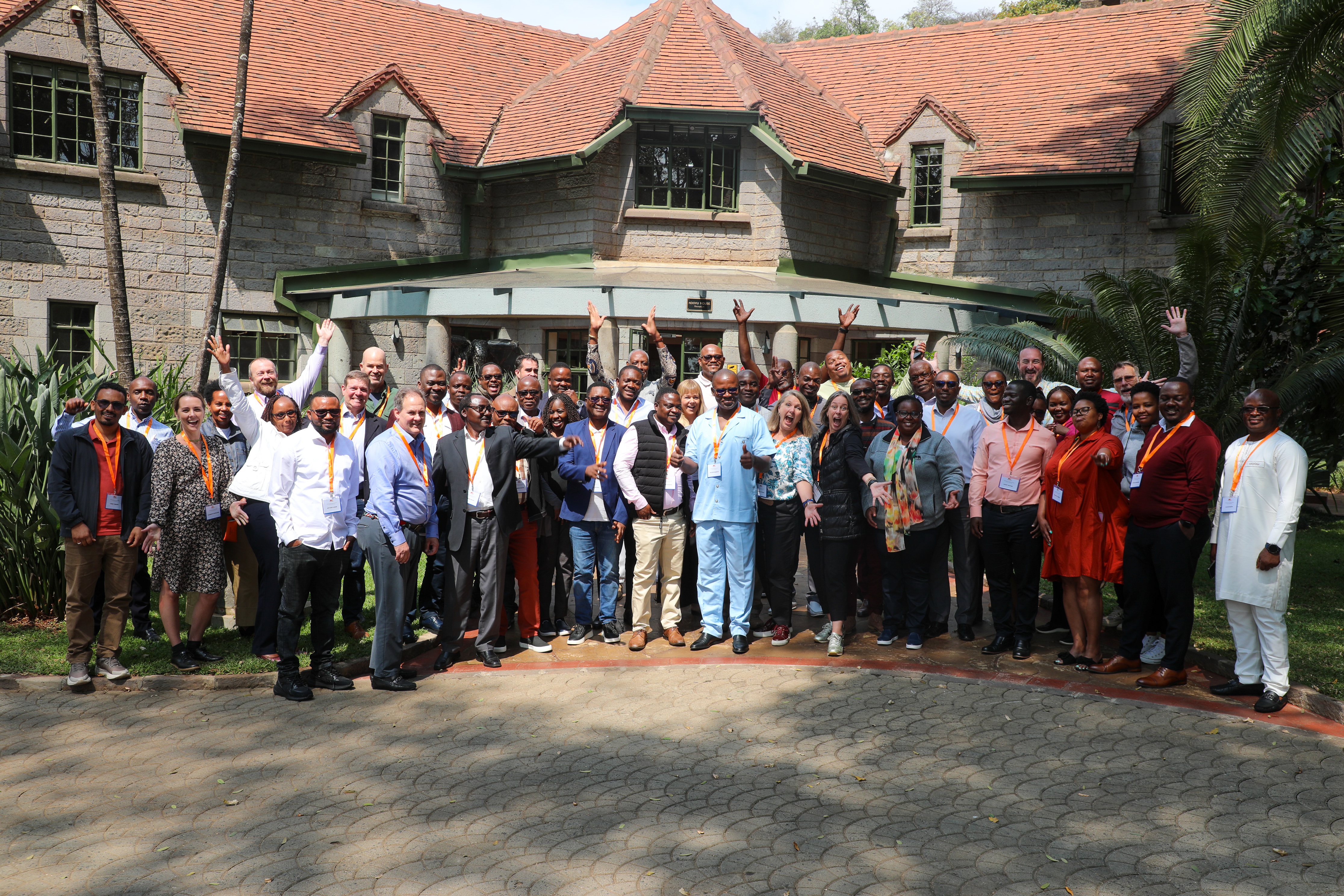 A section of AWF staff during the Conservation Programs Retreat at the AWF Headquarters in Nairobi, Kenya 