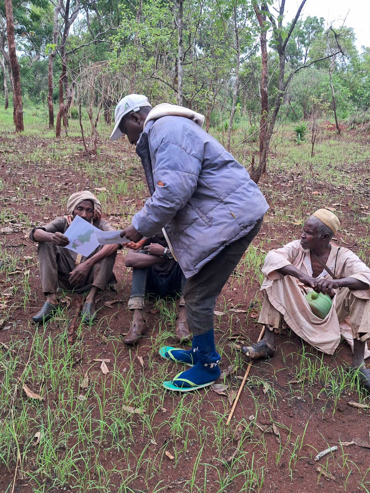 Awareness-raising of transhumant herders in their living environment (savannah)