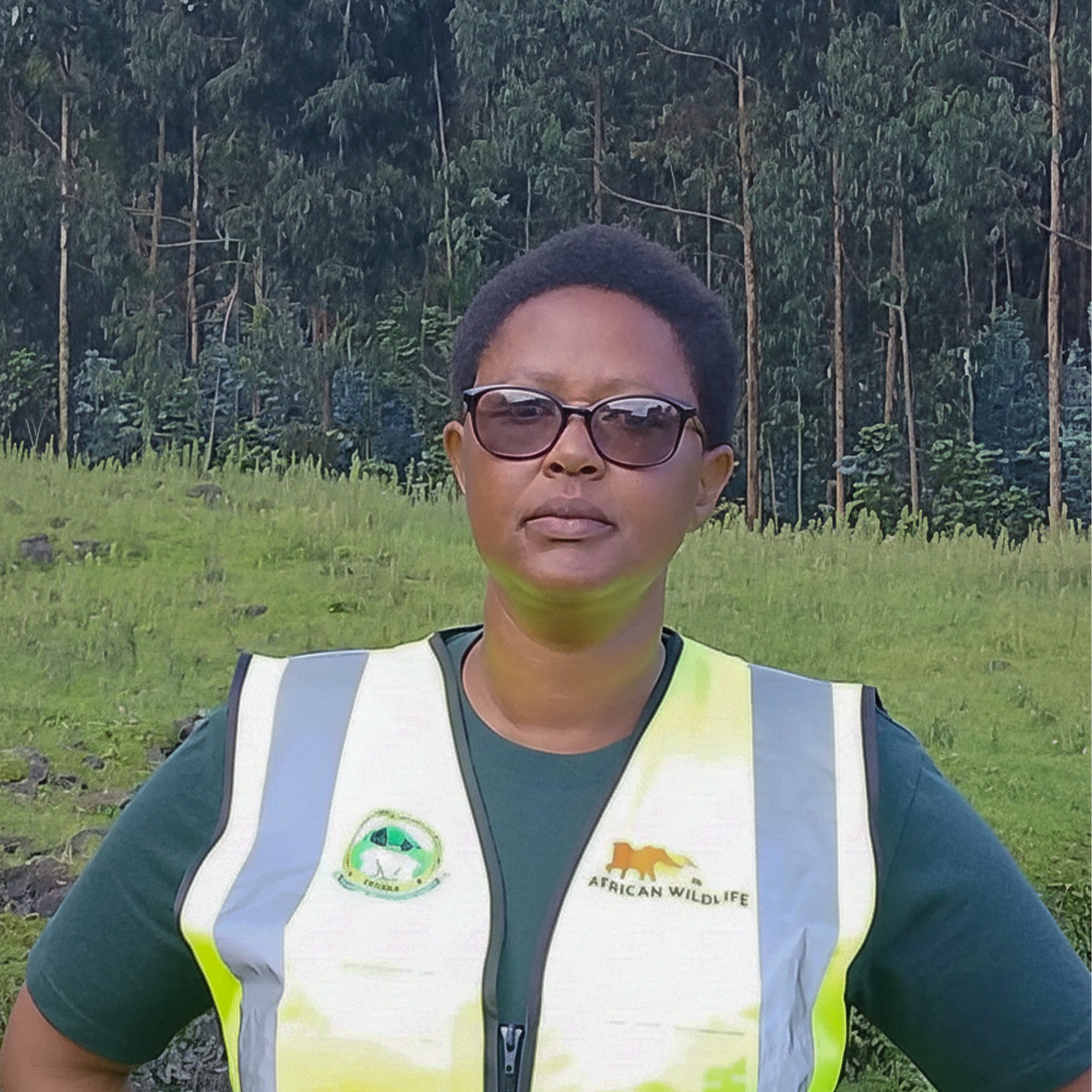 Karigirwa Lucien, a youth volunteer in Kinigi, Musanze District, Rwanda.
