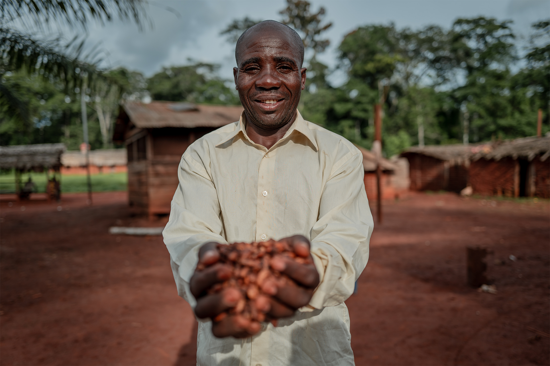 Samuel Mempong, an Indigenous villager living near Dja Faunal Reserve, Cameroon.