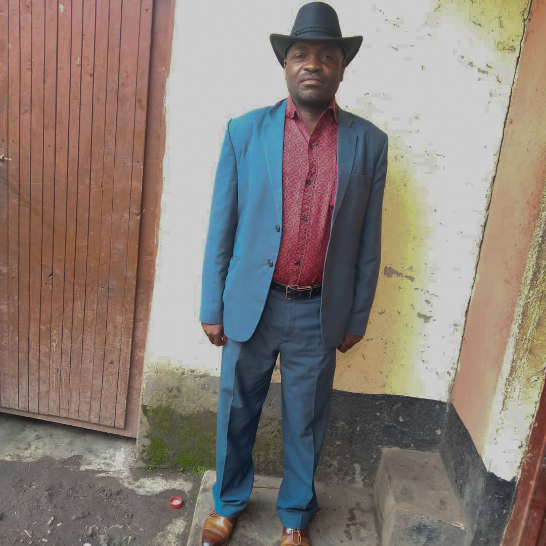 Ndungutse Francois, a community member in Kinigi, Rwanda.