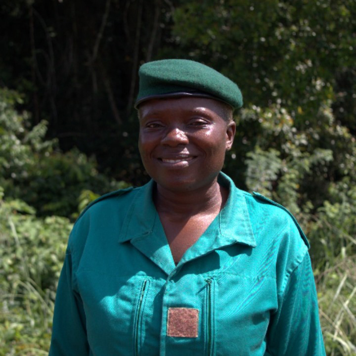 Mado, an eco-guard protecting the Dja Faunal Reserve in Cameroon.