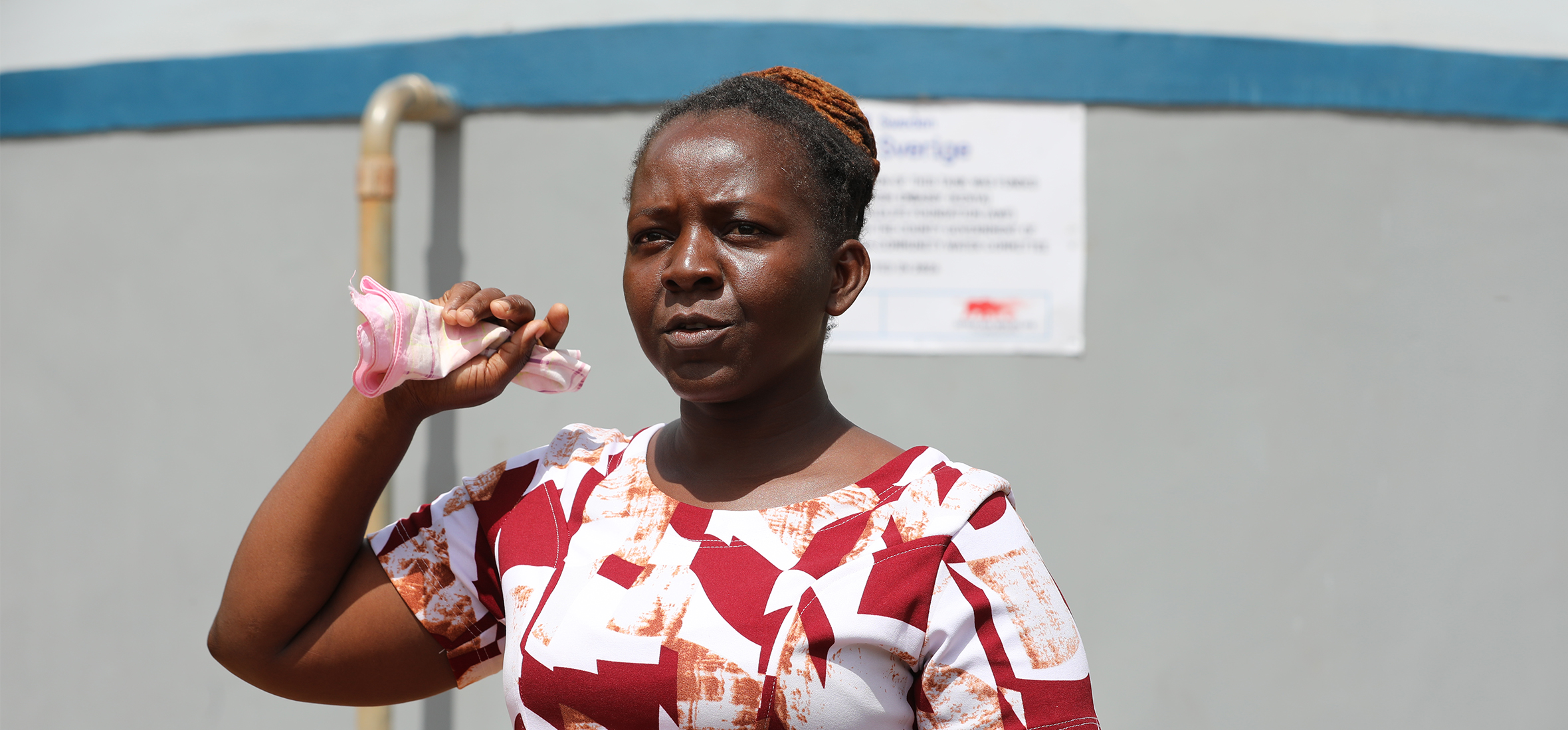 Lillian Chao, a resident of Kasigau, who has seen the positive effects of improved water access.