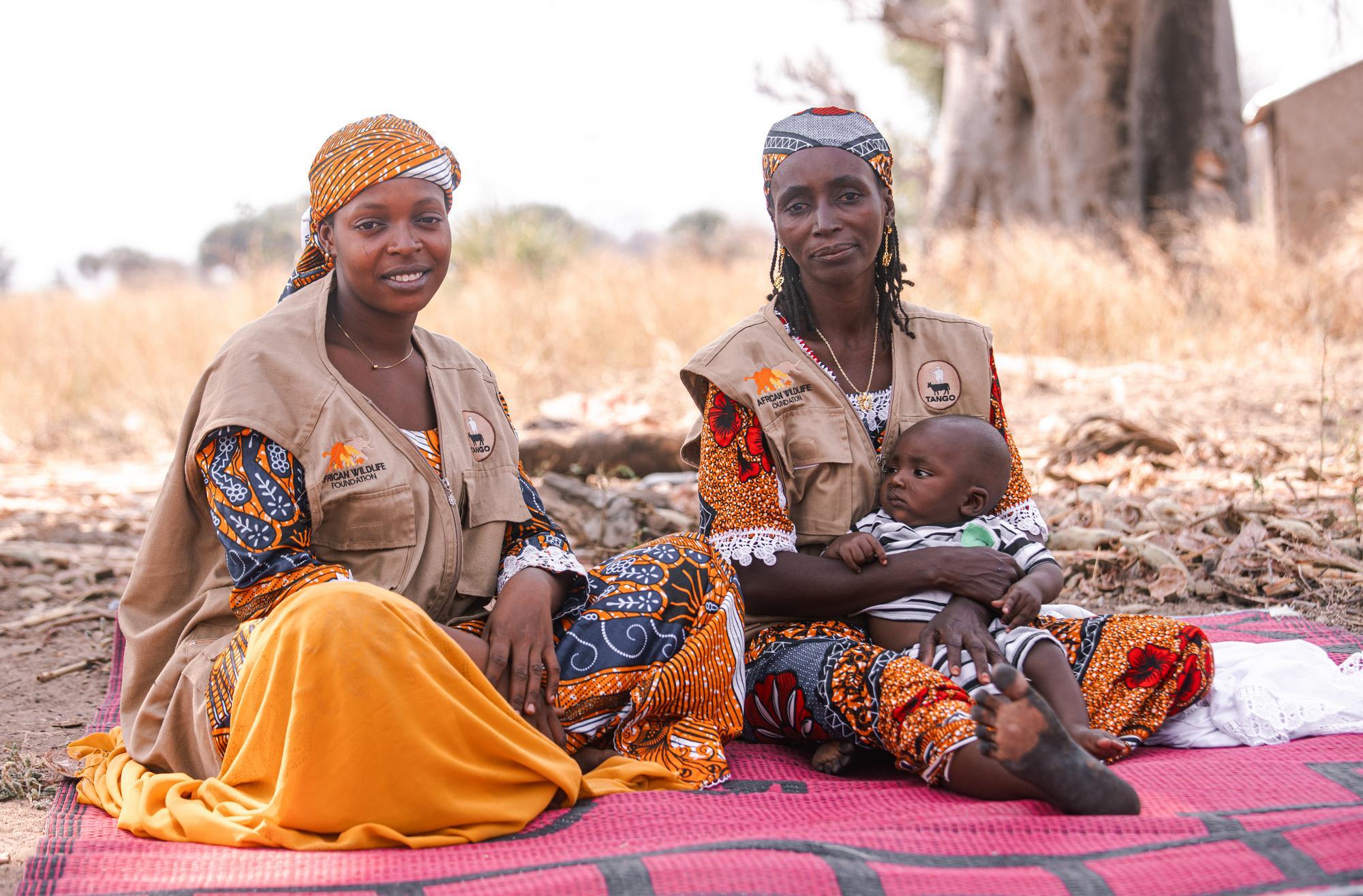 AWF-supported women in the Faro landscape of northern Cameroon.