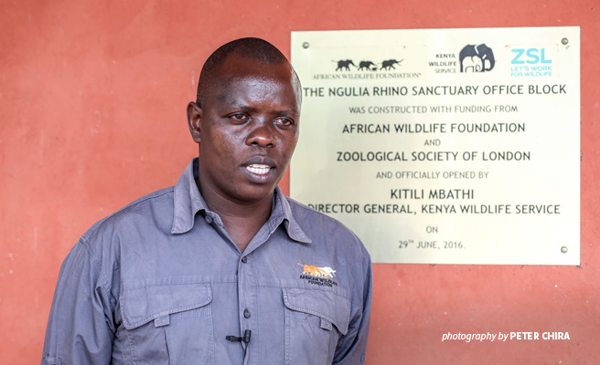 AWF Tsavo Ecologist Kenneth Kimitei