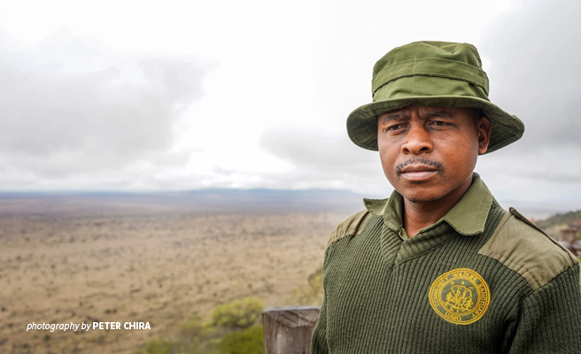 Photo of community wildlife scout at LUMO Community Wildlife Sanctuary