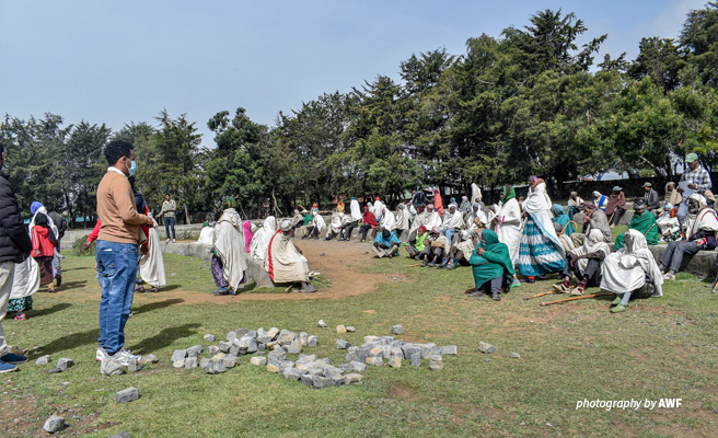 AWF COVID-19 donation to Simien Mountains communities