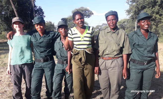Women Community Wildlife Scouts in Mbire, Zimbabwe