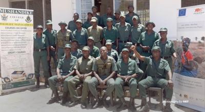 Mbire community wildlife scouts graduate from AWF-sponsored training