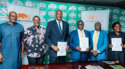 AWF and NEMA Uganda officials