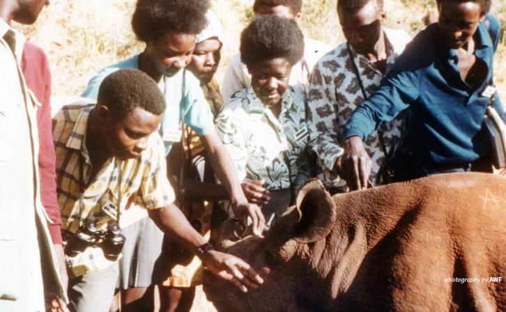 Photo of Wildlife Clubs of Kenya members in the 1960s