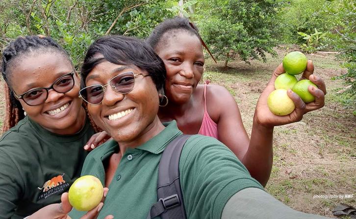 AWF Community Development Officer Amandine Laure Toumbou Nouazi 