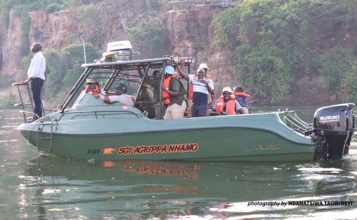 Boat on Zambezi River